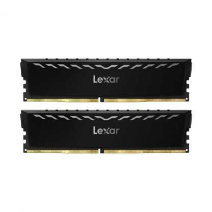 Модуль пам'яті для комп'ютера DDR4 16GB (2x8GB) 3600 MHz THOR Black Lexar (LD4U08G36C18LG-RGD)