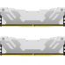 Модуль памяти для компьютера DDR5 32GB (2x16GB) 6400 MHz Renegade White XMP Kingston Fury (ex.HyperX) (KF564C32RWK2-32)