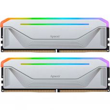 Модуль пам'яті для комп'ютера DDR5 32GB (2x16GB) 5200 MHz NOX RGB Silver Apacer (AH5U32G52C522NWAA-2)