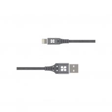 Дата кабель USB 2.0 AM to Lightning ervelink-i.grey Promate (nervelink-i.grey)