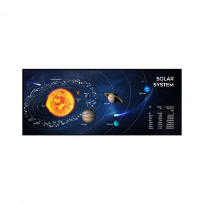 Килимок для мишки Gembird MP-SOLARSYSTEM-XL-01 Black (MP-SOLARSYSTEM-XL-01)