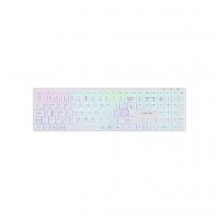 Клавиатура Canyon HKB-W11 Slim Dual Mode Wireless/Bluetooth RGB UA White (CNS-HBTK11W)
