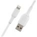 Дата кабель USB 2.0 AM to Lightning 1.0m 12W PVC (2 Pack) White Belkin (CAA001BT1MWH2PK)