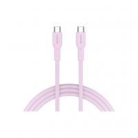 Дата кабель USB-C to USB-C 1.0m OnWire 60CL C-C 60W COLOR Braided 1m Pink Canyon (CND-CCAP60AB10PK)