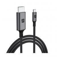 Кабель мультимедийный USB-C to HDMI M 2.0m 4K60Hz black Armorstandart (ARM76891)