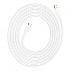 Дата кабель USB-C to USB-C 2.0m 240W TPE X93 white HOCO (6931474790743)