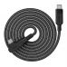 Дата кабель USB-C to USB-C 2.0m 5A 100W nylon C5-03 black Acefast (6974316281016)