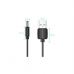 Кабель живлення USB to DC 3.5 1.0m 5V 2A PVC Black Vention (CEXBF)