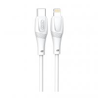 Дата кабель USB-C to Lightning 1.0m 27W High Elastic Zeus XO (NBQ239A_White)