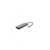 Концентратор Trust USB-C 8-in1 1xUSB-А 3.2/USB-A 2.0/2xUSB-С/HDMI/Ehernet/SD/microSD aluminium 0.15m grey (25672_TRUST)