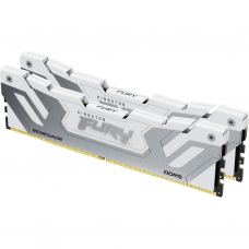 Модуль пам'яті для комп'ютера DDR5 48GB (2x24GB) 8800 MHz Renegade White/Silver Kingston Fury (ex.HyperX) (KF588CU42RWK2-48)
