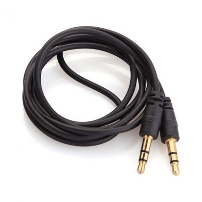Кабель мультимедийный 3.5mm M to 3.5mm M 5.0m black Voltronic (YT-AUXGJ(M)/(M)-5.0-B)
