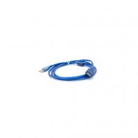 Дата кабель USB 2.0 AM/AF 1.5m ferrite transparent blue Voltronic (YT-AM/AF-1.5TBL)