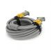 Кабель мультимедийный VGA M to VGA M 5.0m 1080P grey-yellow Merlion (YT-VGA(M)/(M)3+6GR-5m)