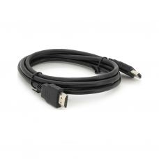 Кабель мультимедийный HDMI M to HDMI M 1.5m V1.4 black Merlion (YT-HDMI(M)/(M)HS-1.5m-5)