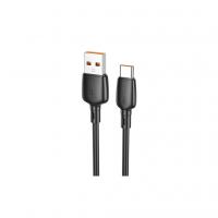 Дата кабель USB 2.0 AM to USB-C 100W black BOROFONE (6941991103179)