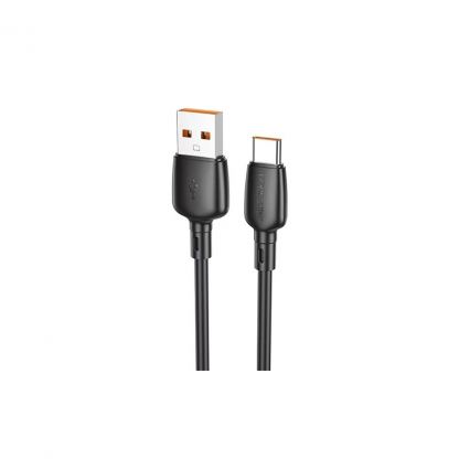 Дата кабель USB 2.0 AM to USB-C 100W black BOROFONE (6941991103179)