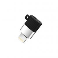 Перехідник Lightning M to Micro 5P F black XO (XO-NB149B-BK)