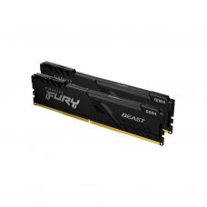 Модуль памяти для компьютера DDR4 32GB (2x16GB) 3200 MHz Beast Black Kingston Fury (ex.HyperX) (KF432C16BB1K2/32WP)
