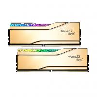 Модуль памяти для компьютера DDR5 64GB (2x32GB) 6000 MHz Trident Z5 Royal Gold G.Skill (F5-6000J2836G32GX2-TR5G)