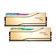 Модуль памяти для компьютера DDR5 64GB (2x32GB) 6000 MHz Trident Z5 Royal Gold G.Skill (F5-6000J2836G32GX2-TR5G)