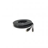 Кабель мультимедійний HDMI M to HDMI M 15.0m V1.4 black Merlion (YT-HDMI(M)/(M)SLIM-15m/06971)