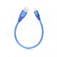 Дата кабель USB 2.0 AM to Mini 5P 0.3m blue Ritar (YT-C/AM-0.3MnBl/10336)