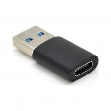 Переходник USB 3.0 M to USB-C F black VEGGIEG (TC-106)
