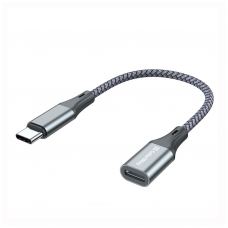 Переходник USB-C M to Lightning F 0.17m gray ColorWay (CW-AD-CL)