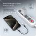 Переходник USB-C M to Lightning F 0.17m gray ColorWay (CW-AD-CL)