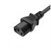 Кабель живлення C13 1.8m black ColorWay (CW-CBP082-BK)