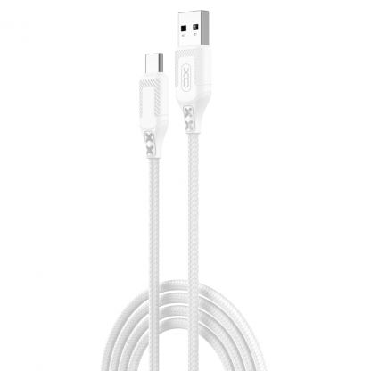 Дата кабель USB 2.0 AM to USB-C 1.0m braided white XO (NB235_C_White)