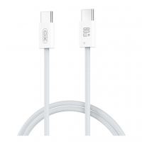 Дата кабель USB-C to USB-C 1.0m 60W white XO (NBQ273_C_White)