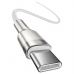 Дата кабель USB-C to USB-C 1.0m 100W metal white Baseus (CATJK-C02)
