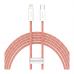 Дата кабель USB-C to Lightning 2.0m 20W orange Baseus (CALD000107)