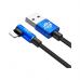 Дата кабель USB 2.0 AM to Lightning 2.0m 1.5A 90° corner blue Baseus (CALMVP-A03)