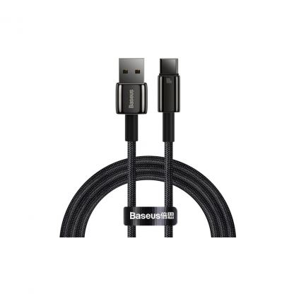 Дата кабель USB 2.0 AM to USB-C 1.0m 100W black Baseus (CAWJ000001)
