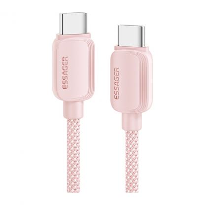 Дата кабель USB-C to USB-C 1.0m 100W pink Essager (EXCTT1-WL04-P)