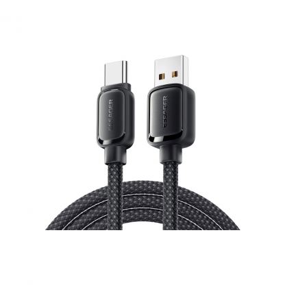Дата кабель USB 2.0 AM to USB-C 1.0m 7A black Essager (EXCT-TD01-P)