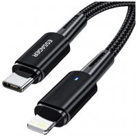 Дата кабель USB-C to Lightning 0.5m 20W black Essager (EXCTL-CGB01)