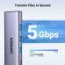 Концентратор Ugreen USB-C to HDMI + 3xUSB 3.0 + PD CM511 gray (15596)