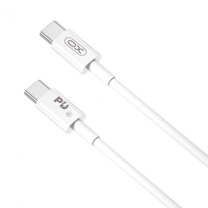 Дата кабель USB-C to USB-C 2.0m 100W white XO (CB-Q100-2CC)