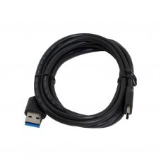 Дата кабель USB 3.0 AM to USB-C 2.0m black Patron (CAB-PN-USB3-TYPEC-2M)