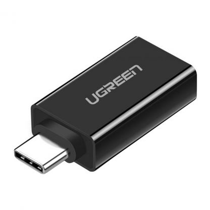 Перехідник OTG USB 3.0 AF to USB-C US173 black Ugreen (20808)