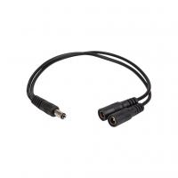 Кабель живлення DC M to 2xDC F 5.5x2.1mm PowerPlant (CA914890)