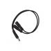 Кабель живлення DC M to 2xDC F 5.5x2.1mm PowerPlant (CA914890)