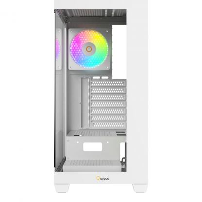 Корпус OCYPUS GAMMA C72 WH ARGB (GAMMA-C72-WHD400XX-GL)