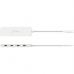Концентратор J5create USB-C to 4xUSB-C 3.2 10Gbps white (JCH345EW-N)