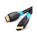 Кабель мультимедійний HDMI M to HDMI M 15.0m black Vention (AACBN)