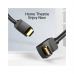 Кабель мультимедийный HDMI M to HDMI M 1.0m 90° corner black Vention (AAQBF)